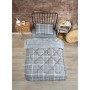 ETE HOMETEX TEK KİŞİLİK LÜX WELSOFT YORGAN SAFİR GRİ 155X215CM 8696474231850